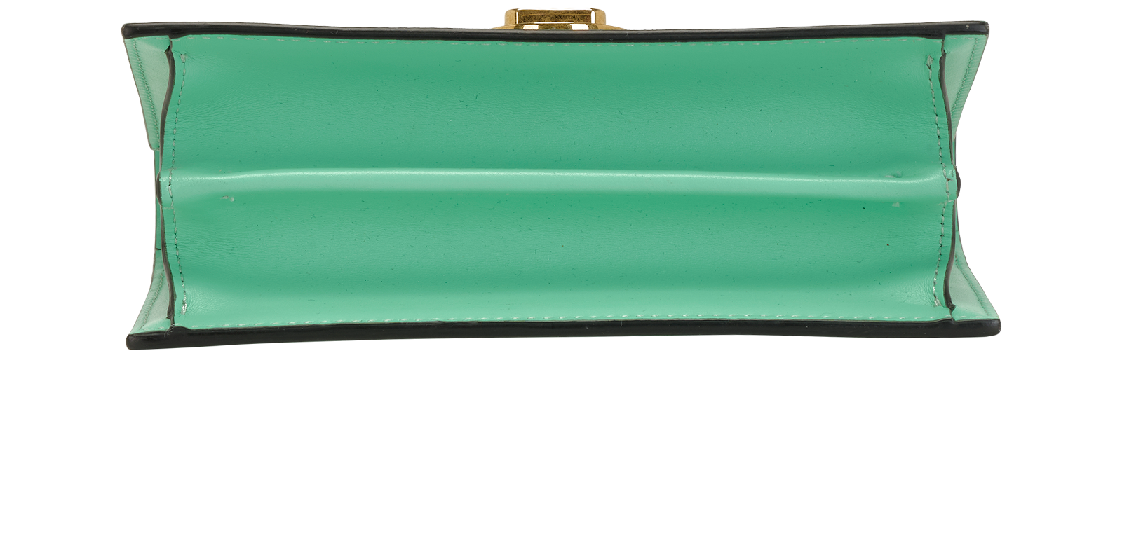 Mini Elisa, &pound;450, Handbags, Green, Leather, Inside view